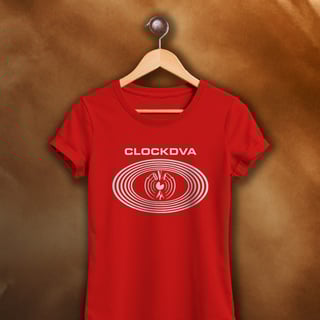 Nome do produto Baby Look Clock DVA - Logo Branco