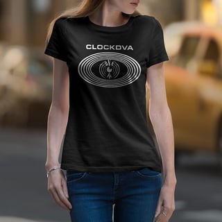 Nome do produto Baby Look Clock DVA - Logo Branco