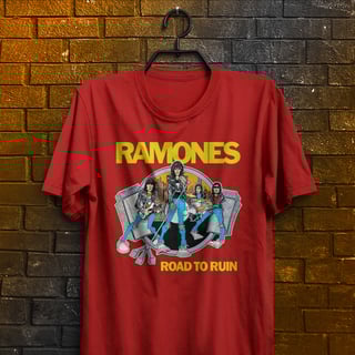 Nome do produto Camiseta Ramones - Road To Ruin