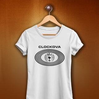 Nome do produto Baby Look Clock DVA - Logo Preto