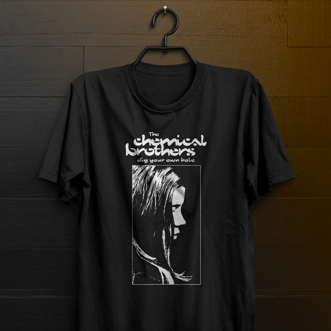 Nome do produto: Camiseta The Chemical Brothers - Dig Your Own Hole - Logo Branco