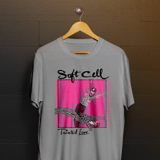 Nome do produto Camiseta Soft Cell - Tainted Love - Logo Preto