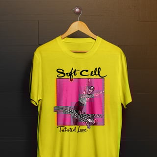 Nome do produto Camiseta Soft Cell - Tainted Love - Logo Preto