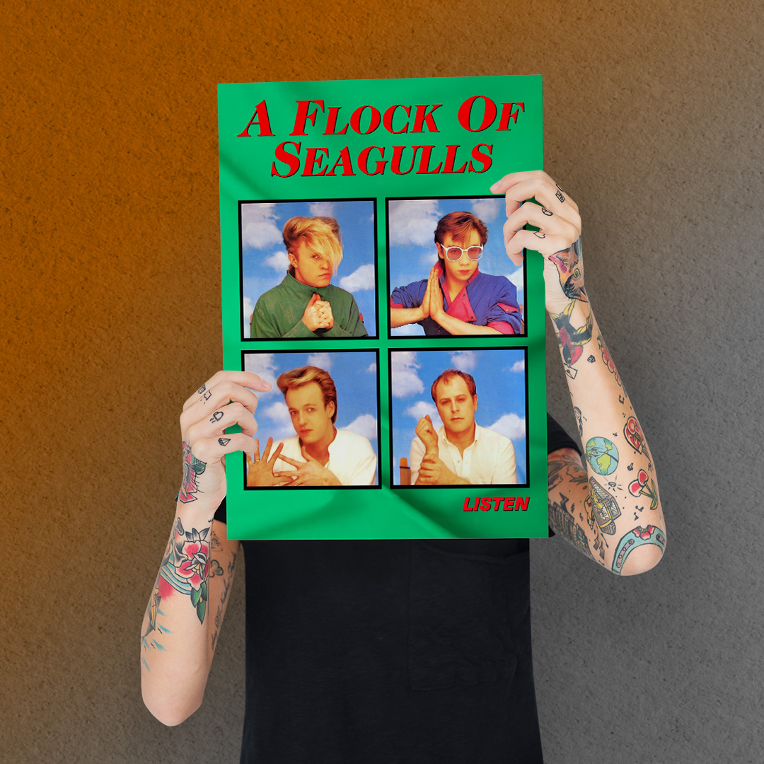 Nome do produto: Poster A Flock Of Seagulls - Listen