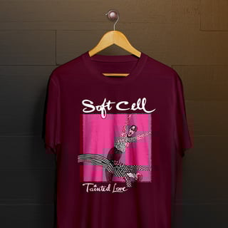 Nome do produto Camiseta Soft Cell - Tainted Love - Logo Branco
