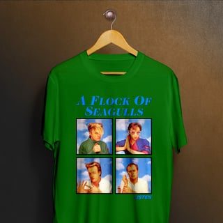 Nome do produtoCamiseta A Flock Of Seagulls - Listen