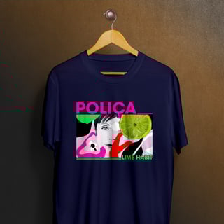 Nome do produto Camiseta Poliça - Lime Habit