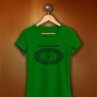 Nome do produto Baby Look Clock DVA - Logo Preto