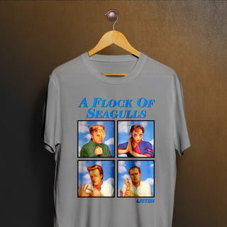 Nome do produtoCamiseta A Flock Of Seagulls - Listen