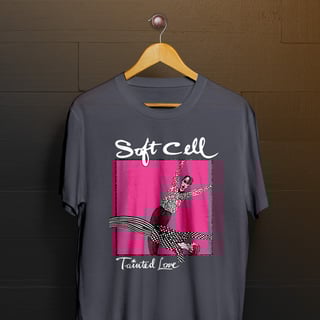 Nome do produto Camiseta Soft Cell - Tainted Love - Logo Branco
