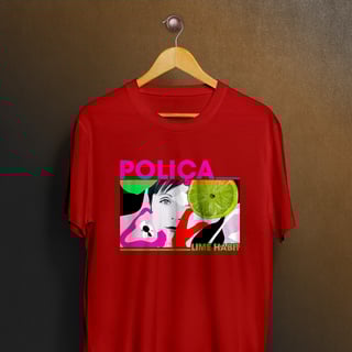 Nome do produto Camiseta Poliça - Lime Habit