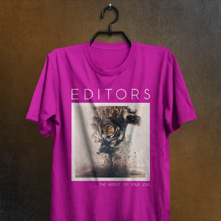 Nome do produtoCamiseta Editors - The Weight of your Love