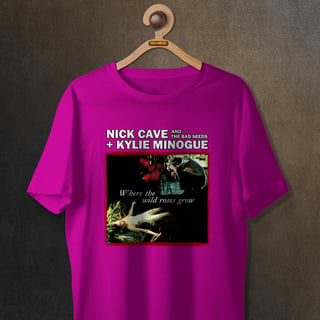 Nome do produtoCamiseta Nick Cave + Kylie Minogue - Where the Wild Roses Grow