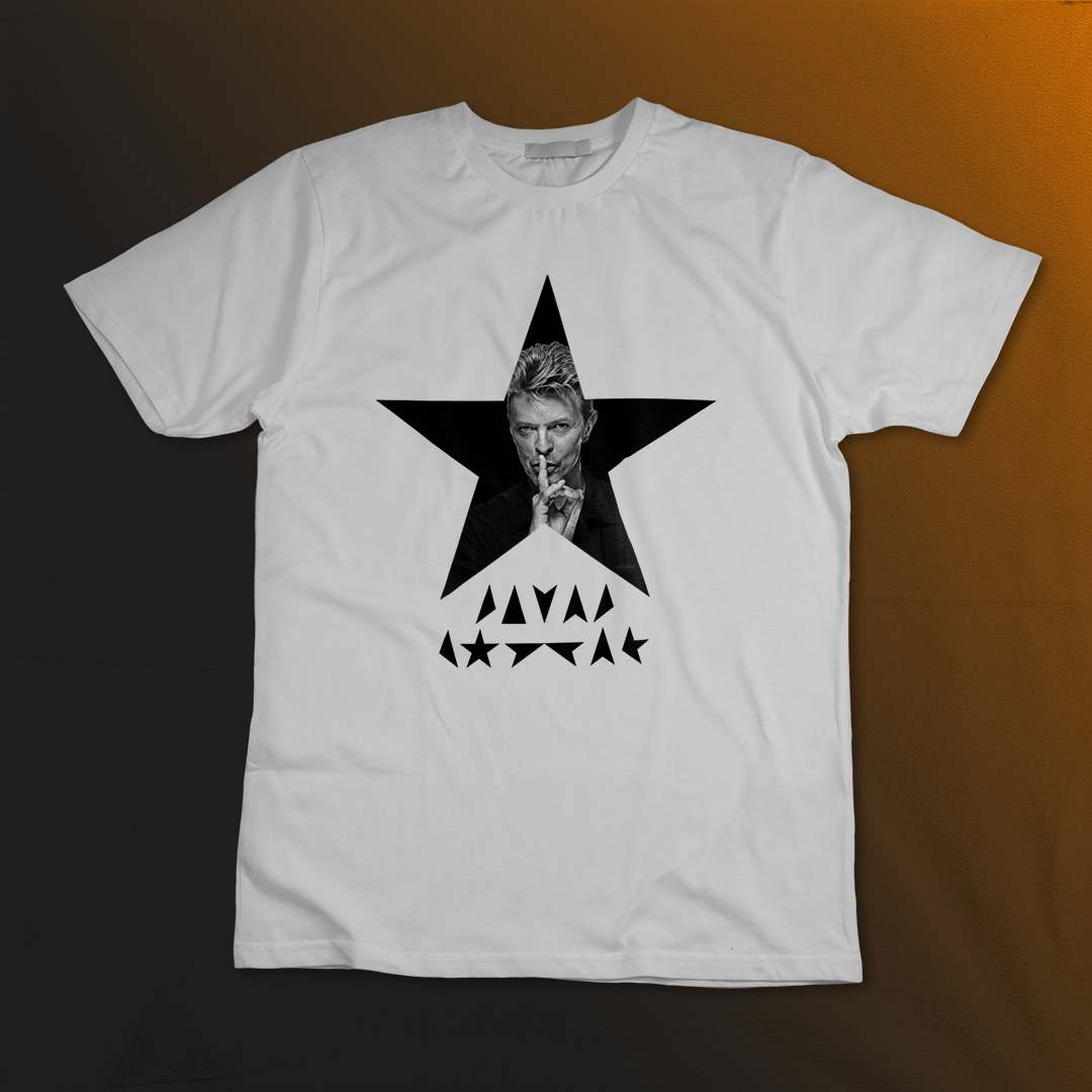 Nome do produto: Plus Size David Bowie - Black Star