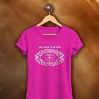 Nome do produto Baby Look Clock DVA - Logo Branco