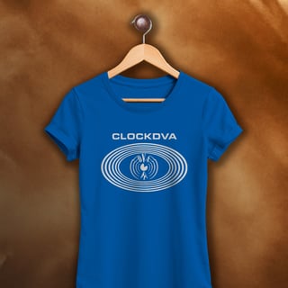 Nome do produto Baby Look Clock DVA - Logo Branco