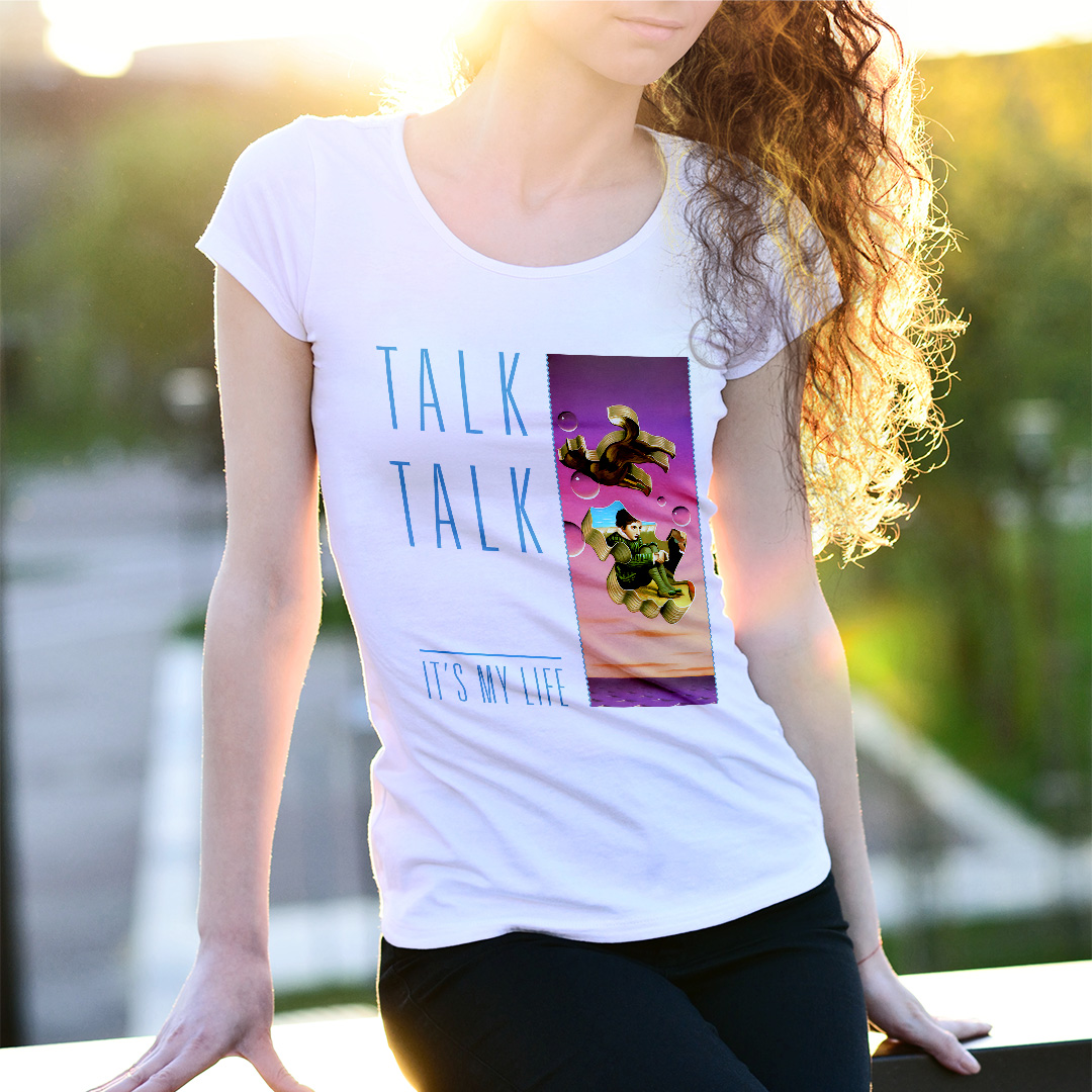 Nome do produto: Baby Look Talk Talk - It\'s My Life