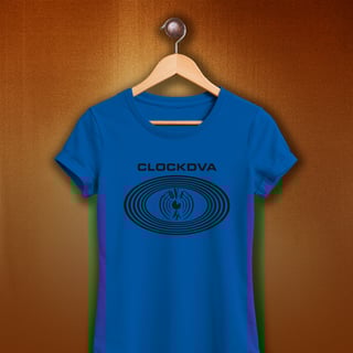 Nome do produto Baby Look Clock DVA - Logo Preto