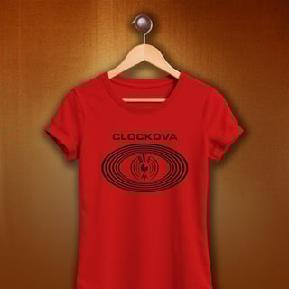 Nome do produto Baby Look Clock DVA - Logo Preto