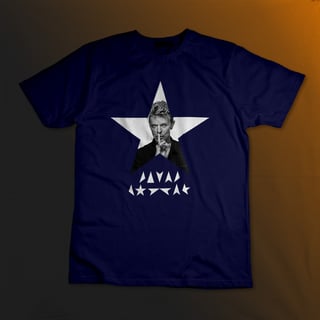 Nome do produto Plus Size David Bowie - Black Star II
