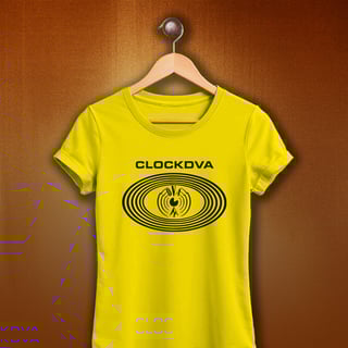 Nome do produto Baby Look Clock DVA - Logo Preto