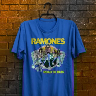 Nome do produto Camiseta Ramones - Road To Ruin