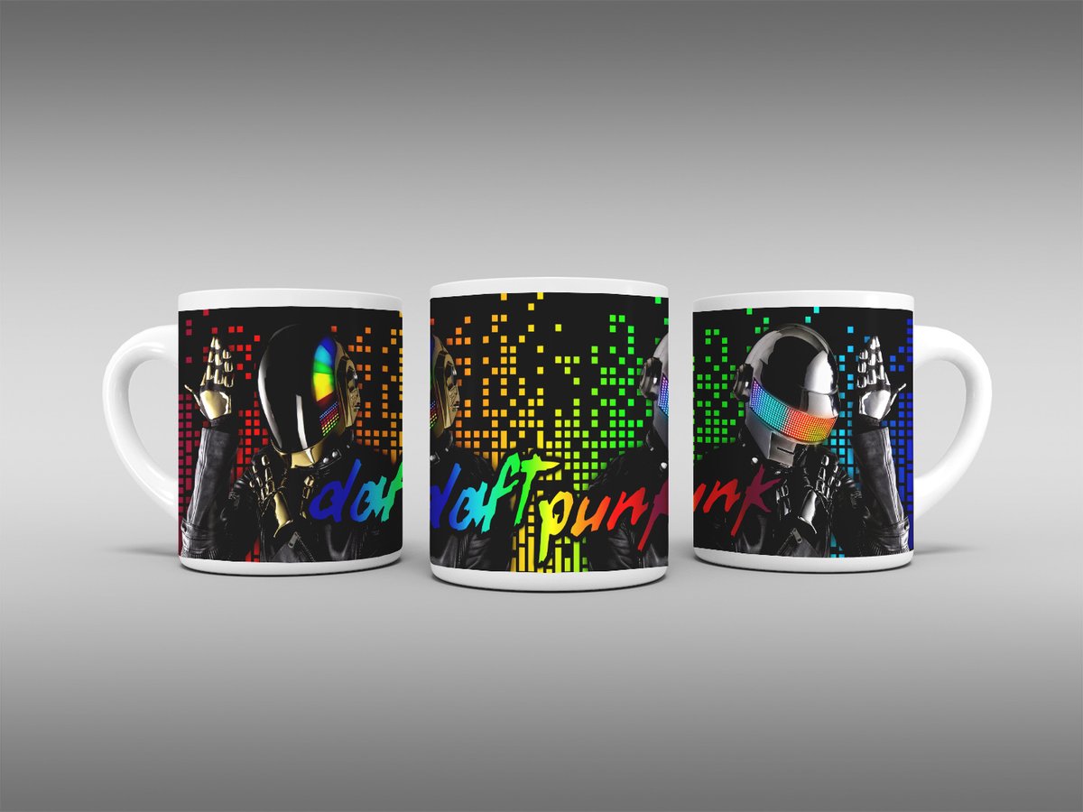 Nome do produto: Caneca Daft Punk - Heroes