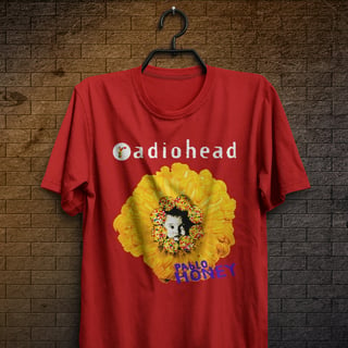 Nome do produtoCamiseta Radiohead - Pablo Honey - Logo Branco