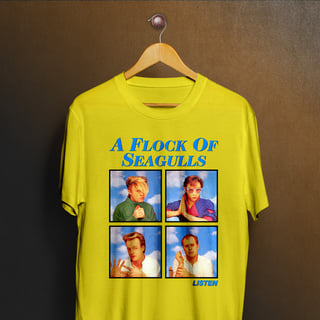 Nome do produtoCamiseta A Flock Of Seagulls - Listen