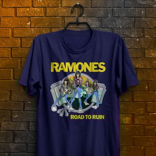 Nome do produto Camiseta Ramones - Road To Ruin