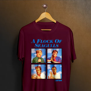 Nome do produtoCamiseta A Flock Of Seagulls - Listen