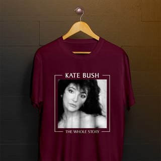 Nome do produto Camiseta Kate Bush - The Whole Story - LB