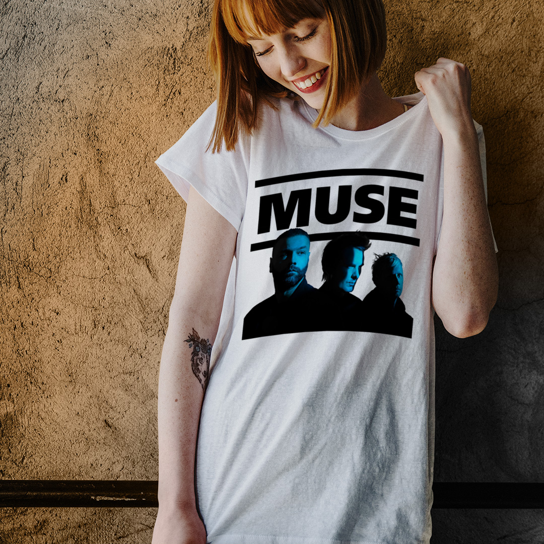 Nome do produto: Baby Look Muse - Blue
