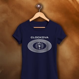 Nome do produto Baby Look Clock DVA - Logo Branco