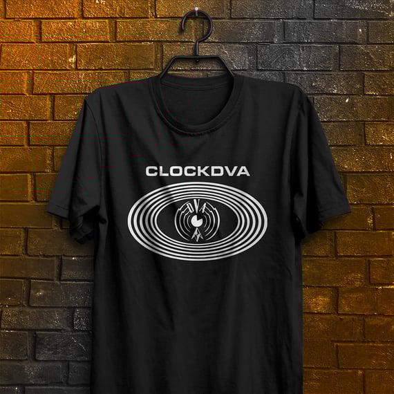 Clock DVA - Logo Branco