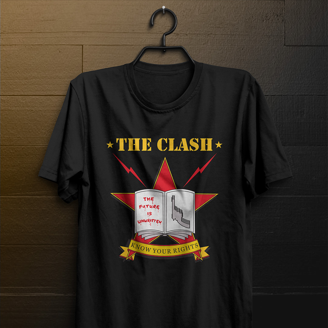 Nome do produto: Camiseta The Clash - Daniel Tavares