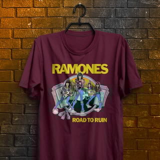 Nome do produto Camiseta Ramones - Road To Ruin