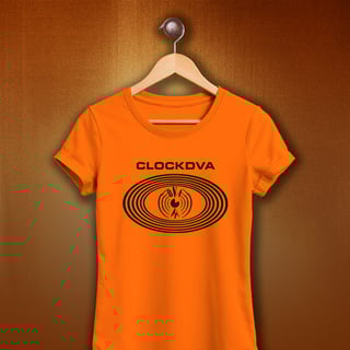 Nome do produto Baby Look Clock DVA - Logo Preto