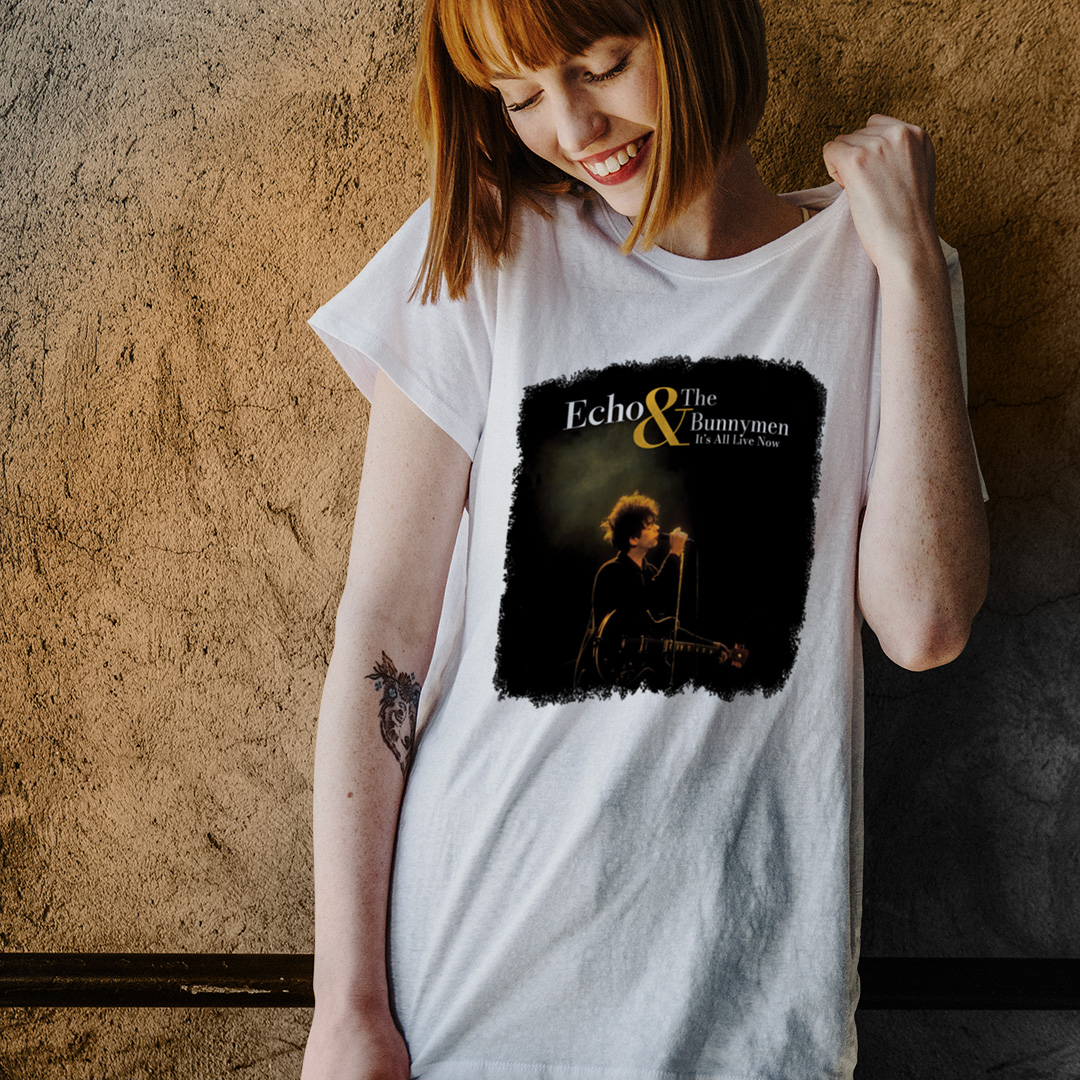 Nome do produto: Baby Look Echo & the Bunnymen - It\'s All Live Now