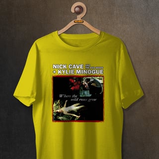 Nome do produtoCamiseta Nick Cave + Kylie Minogue - Where the Wild Roses Grow