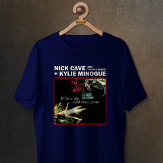 Nome do produtoCamiseta Nick Cave + Kylie Minogue - Where the Wild Roses Grow