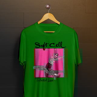 Nome do produto Camiseta Soft Cell - Tainted Love - Logo Preto