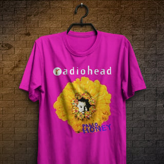 Nome do produtoCamiseta Radiohead - Pablo Honey - Logo Branco