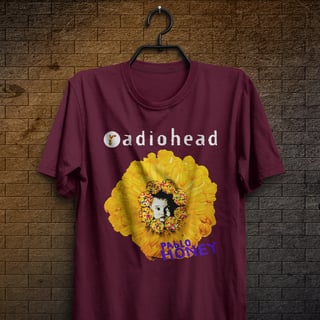 Nome do produtoCamiseta Radiohead - Pablo Honey - Logo Branco