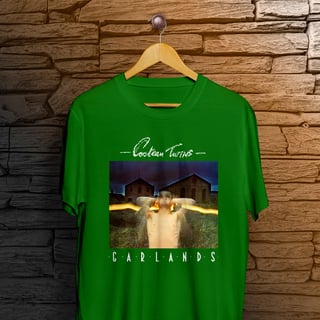 Nome do produto Camiseta Cocteau Twins - Garlands - Logo Branco
