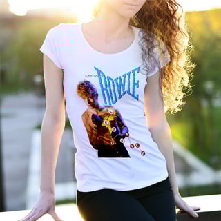 Nome do produto Baby Look David Bowie - Let's Dance