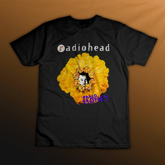 Plus Size Radiohead - Pablo Honey - Logo Branco