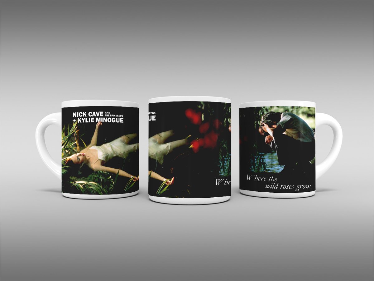 Nome do produto: Caneca Nick Cave + Kylie Minogue - Where the Wild Roses Grow