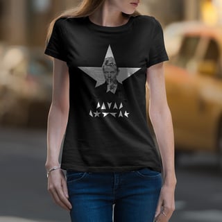 Nome do produto Baby Look David Bowie - Black Star II