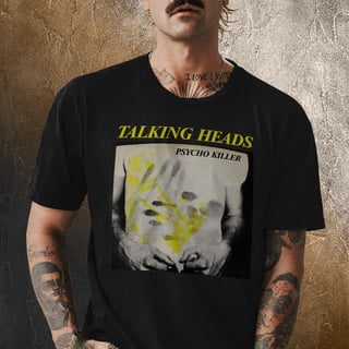 Nome do produto Camiseta Talking Heads - Psycho Killer